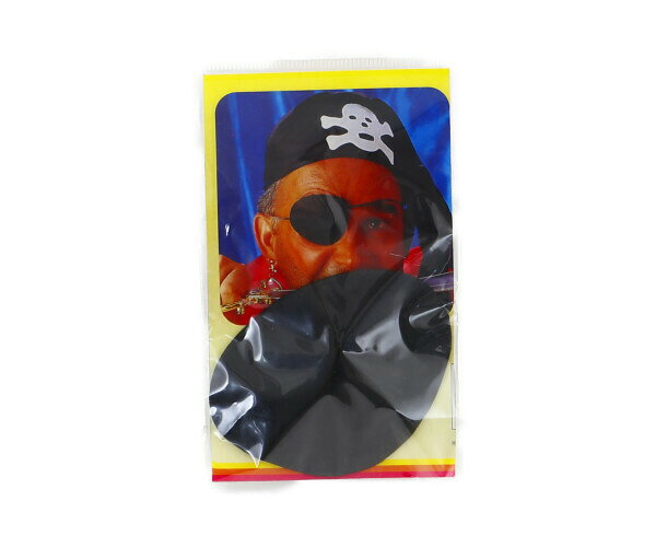パーティークラフト専門 メジャモのアイパッチ 眼帯 海賊 パイレーツ 眼帯 ハロウィン コスプレ 小道具 パーティー グッズ 仮装 イベント パーティ おもちゃ オモチャ レプリカ 玩具 変装グッズ｜アングル2