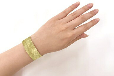 イベントリストバンド ゴールド 金 10枚入り 使い捨てリストバンド 防水性＆耐久性...
