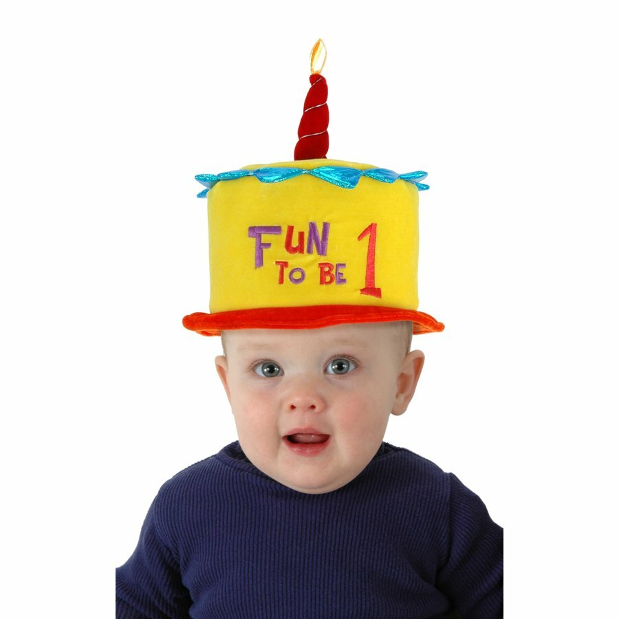 ファーストバ−スデーケーキハット ELOPE Toddler B'day Fun to be 1 誕生日 コスチューム 帽子 子供用 着ぐるみ かぶりもの サプライズ インスタ