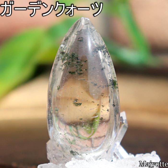 ガーデンクォーツ ルース 13.5mm×17mm×33mm 9.5g  ペンダントトップにな...