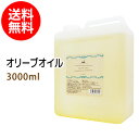 送料無料 オリーブオイル3000ml (コック付)天然100%植物性 ボタニカルオイル 大容量・業務用