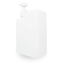 マカダミ屋 白ボトル1000ml(プッシュポンプとキャップ付) (プラスチック容器/オイル用空瓶 プラスチック製-PE/空ボトル) その1