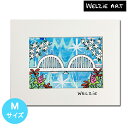 【11×14インチ】ウェルジー アートプリント HALEIWA BRIDGE【Welzie welzie ハワイ アート ハワイアン サーフ サーフィン 西海岸 インテリア 絵画 】