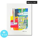 【11×14インチ】ウェルジー アートプリント PARTY WAVE 【Welzie welzie ハワイ アート ハワイアン サーフ サーフィン 西海岸 インテリア 絵画 】