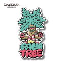 ルーズマン ステッカー 「Mr.PALM TREE」【looseman LOOSEMAN ステッカー 防水 サーフィン サーフボード ハワイ ハワイアン サーフ カリフォルニア シール 西海岸 ビーチテイスト 海 波 防水ステッカー 車 スーツケース カスタム】