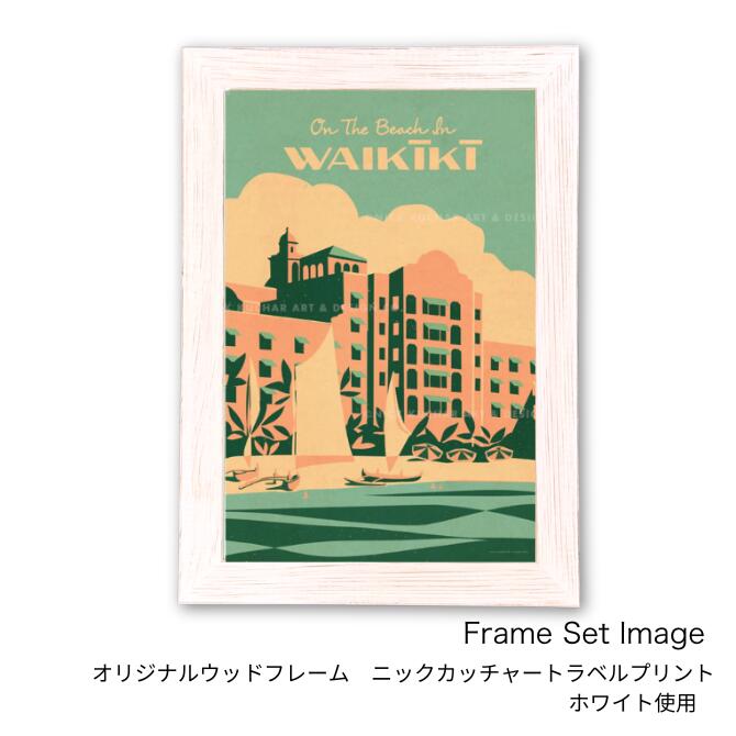 �˥å����å��㡼 �ϥ磻�ȥ�٥�ץ��� On The Beach In Waikiki��Nick Kuchar nickkuchar �ϥ磻 ���ϥ磻���󥢡��� �ϥ磻���󻨲� �ݥ����� ���� �� �ϥ磻 �����ƥ����� �������ϥ磻���� �磻���� ��