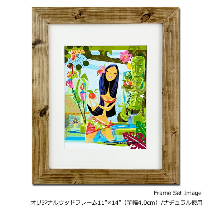 スワンソン アートプリント Fruit of the gods 28.0×35.5cm【Mark Swanson マークスワンソン ハワイ サーフ 雑貨 西海岸 カリフォルニア アート ハワイアン アートプリント アメリカ ハリウッド 活躍 スティーブン スピルバーク グラフィックアート】 3