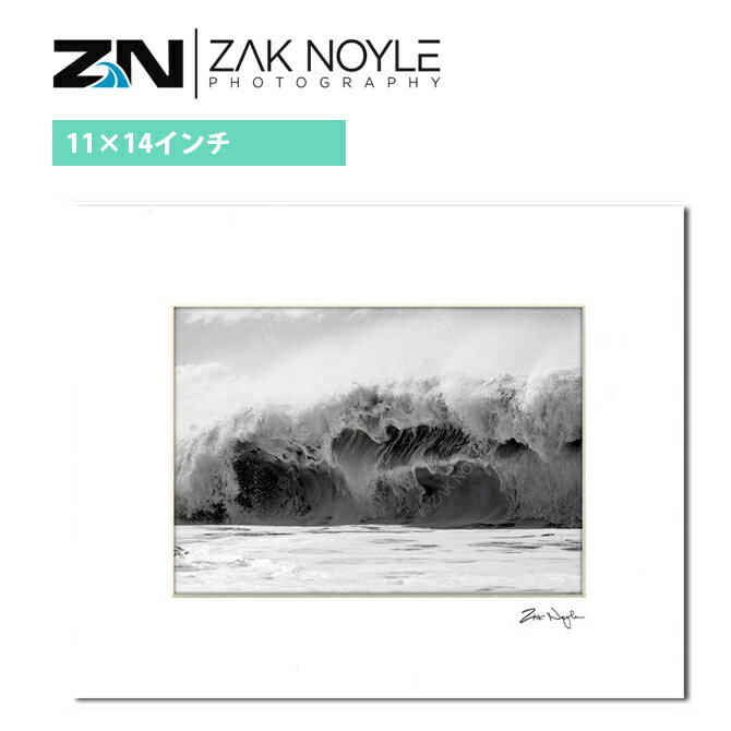 楽天Ma kai【11×14インチ】 ザックノイル マットプリント BLACK BEAUTY 28.0×35.5cm【zak noyle ハワイ 写真 インテリア ハワイアン雑貨 ハワイアンアート サーフィン 海 波 フォトグラファー】