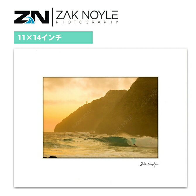 Rakuten - 【11×14インチ】 ザックノイル マットプリント MAKAPU'U 28.0×35.5cm【zak noyle ハワイ 写真 インテリア ハワイアン雑貨 ハワイアンアート サーフィン 海 波 自然 アート 壁掛け プリント フォト グラフィック サンセット リゾート サーフ 西海岸 】