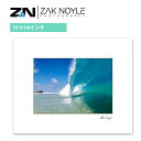 【11×14インチ】 ザックノイル マットプリント Sandy Gem 28.0×35.5cm【zak noyle ハワイ 写真 インテリア ハワイアン雑貨 ハワイアンアート サーフィン 海 波 フォトグラファー】