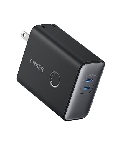 Anker 521 Power Bank (PowerCore Fusion, 45W) (5000mAh 20W出力モバイルバッテリー搭載 45W出力USB充電器) / コンセント一体型/PSE認証済/PowerIQ 3.0 (Gen2) 搭載/USB
