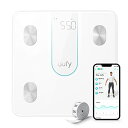 Anker Eufy (ユーフィ) Smart Scale P2 (体重 体組成計) 【使いやすさとアプリ対応/Fitbit連携/体脂肪率/BMI/筋肉量/基礎代謝量/水分量/体脂肪量/骨量/内臓脂肪/タンパク質/骨格筋量/皮下脂肪/体内年齢/ボディタイプ