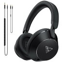DOQAUS(ドカアス) ヘッドホン 有線 マイク付き 50mm ドライバー モニターヘッドホン 3.5mm/6.35mm両対応 密閉型 音楽シェア機能 耳に優しい 音楽制作/DJ/ギター/楽器練習用 折りたたみ式 ケーブル2本付き HANDY1 (ブラッ