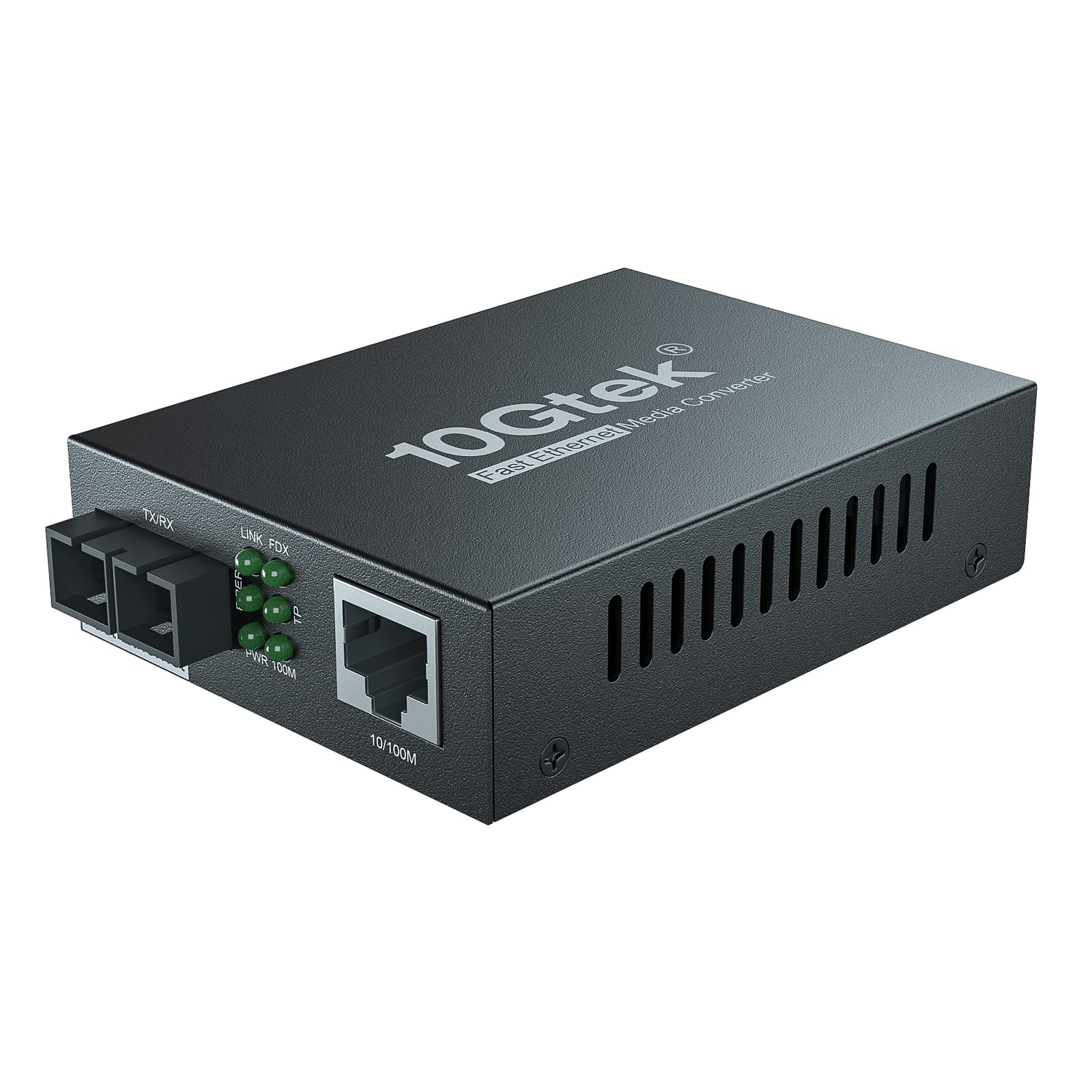 Rakuten - 10Gtek ギガビット 光メディアコンバーター シングルモード デュアルSCポート 1.25Gb / s 1000Base-LX to 10/100/1000Base-Tx 20km