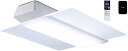 パナソニック Bluetoothスピーカー搭載 LEDシーリングライト AIR PANEL LED スマホで音操作可能 調光・調色 リモコン付 8畳 パネル型 ...