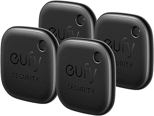 Anker Eufy (ユーフィ) Security SmartTrack Link 4個セット (紛失防止トラッカー)【Appleの「探す」に対応 (iOS端末のみ) / なくしものが 無くなる/紛失防止タグ/探し物/スマホが見つかる/置き忘れ防止/スマ