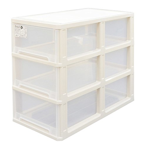 Rakuten - 天馬 押入れ収納 ビュートケース 押入れ用 3段 カプチーノ 幅39X奥行74X高さ68cm