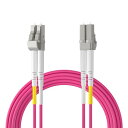 10Gtek 10本入り OM4 LC-LC 10Gb/ギガビット マルチモード デュプレックス 光ファイバーケーブル 光ファイバーパッチケーブル 50/125μm LSZH 光ファイバーコード (SFPモジュール、コンピューターファイバーネットワークおよ