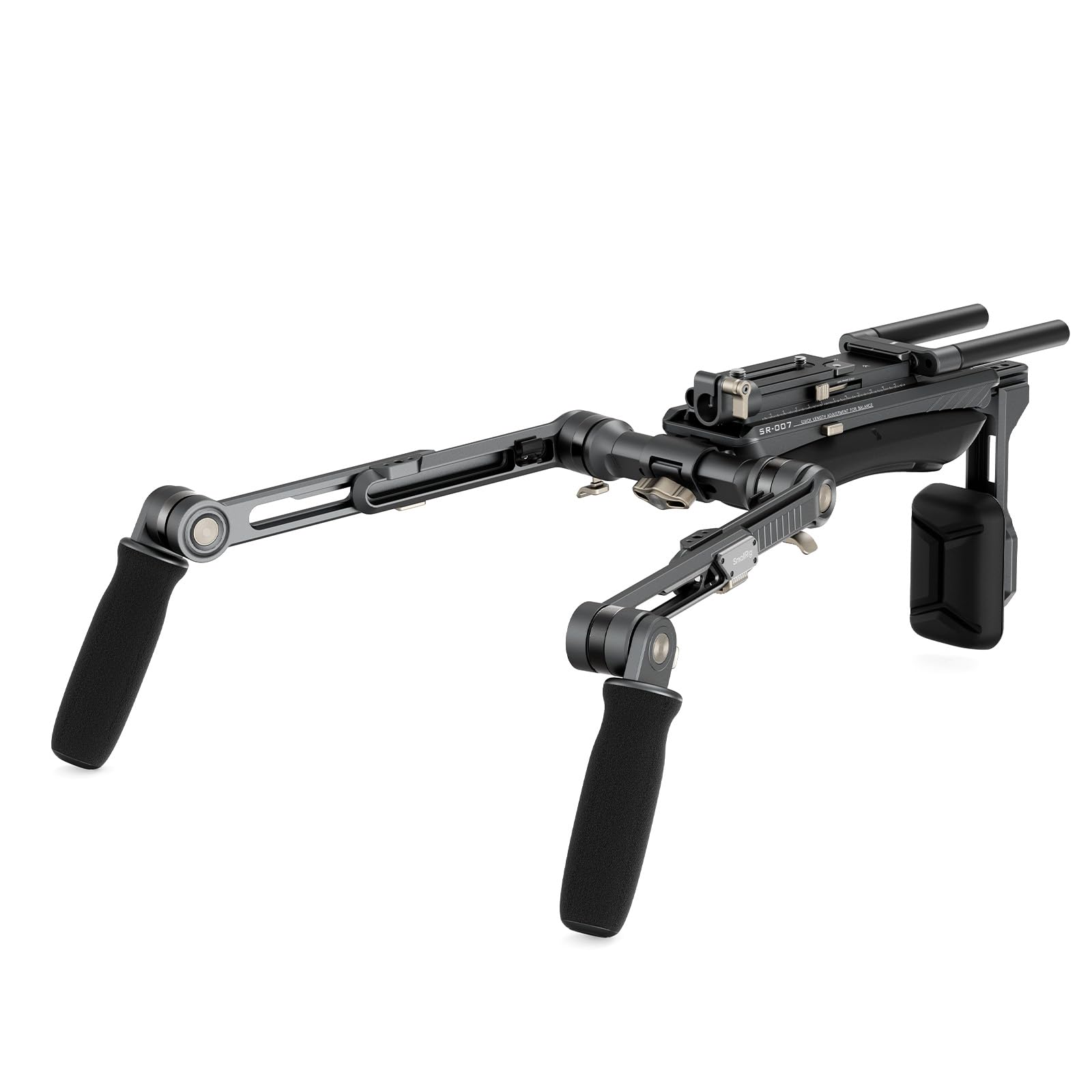 SmallRig HawkLock ショルダー リグ キット ミラーレス カメラ/ビデオカメラ用ショルダー サポート システム ワンタッチ クイック調整 Arca-Swiss/MFT 対応 SR007 Pro 4181