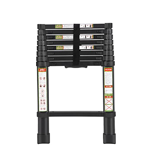 RIKADE 伸縮はしご 耐荷重150kg 軽量 持ち運びやすい 折り畳み 伸縮梯子 多機能 アルミ