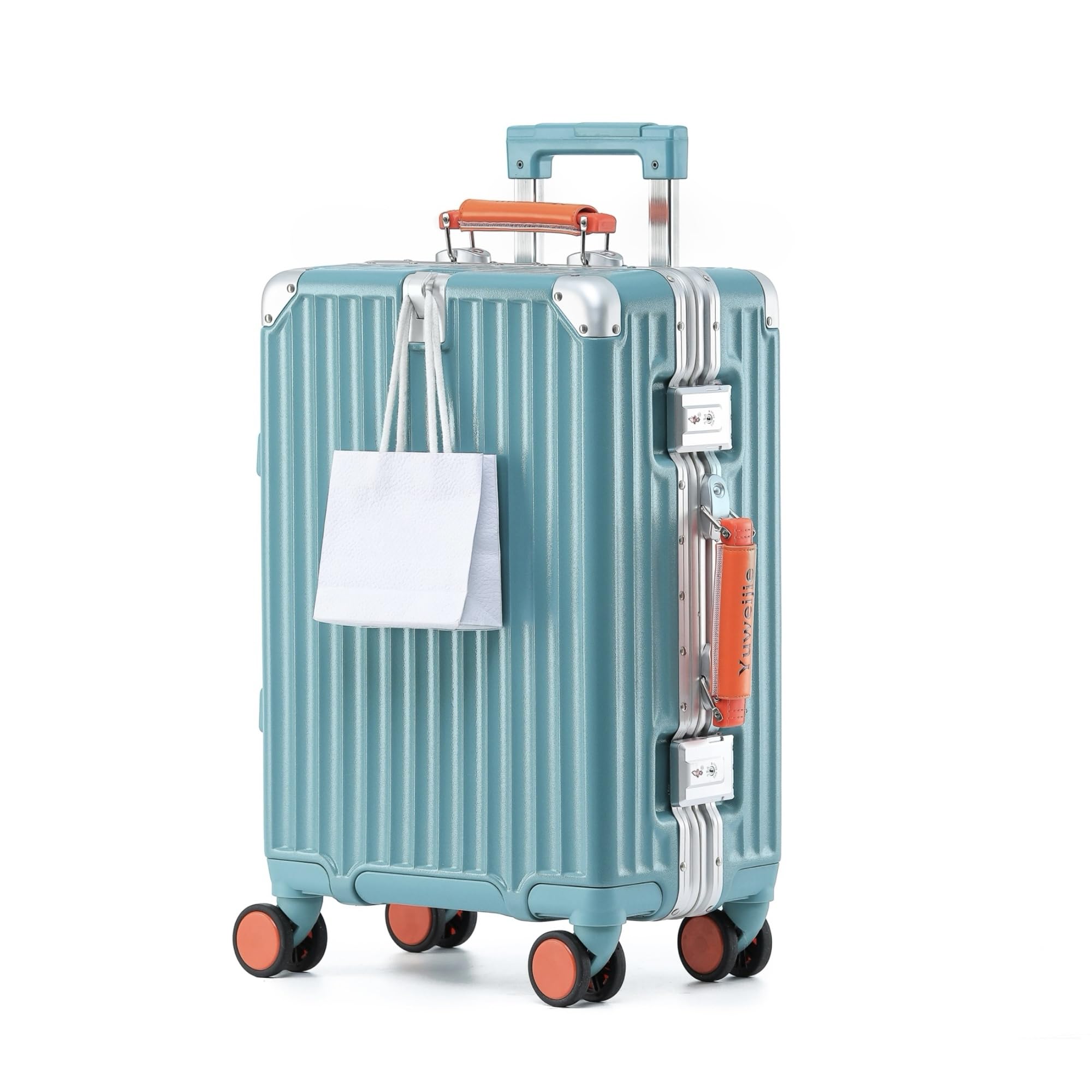 [Yuweijie] 新感覚！モダン！スーツケース キャリーケース 機内持ち込み 大型 軽量アルミフレーム式 キ..