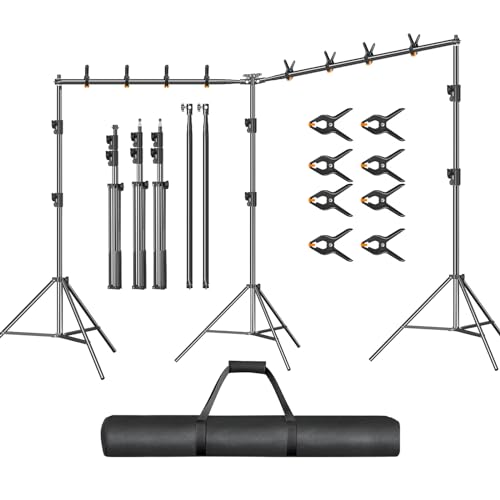 EMART 大型 背景スタンド 撮影スタンド 300x600cm 幅、高さ調節可能3x6m 背景布 グリーンバックスタン..