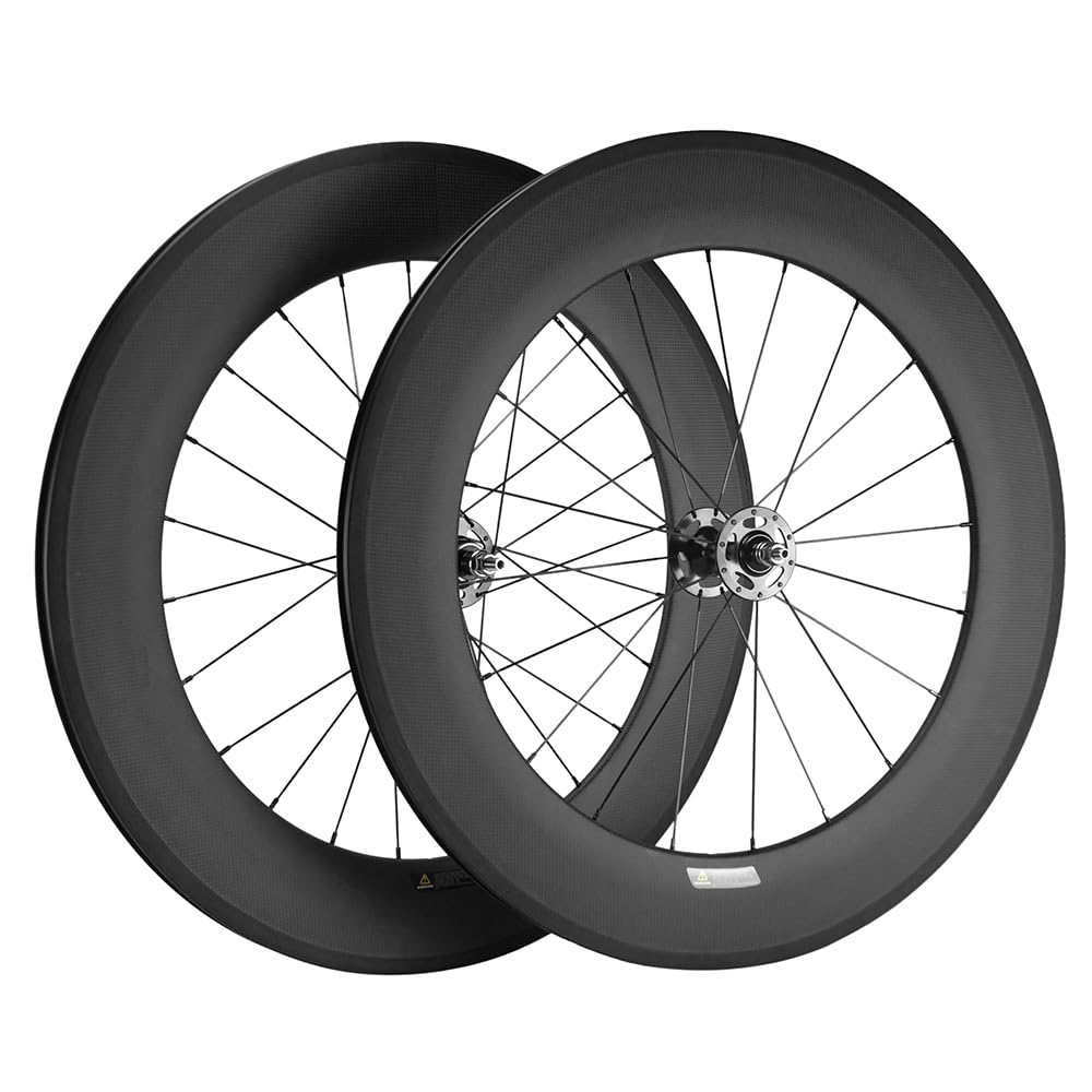 Rakuten - SUPERTEAMカーボンホイール700C固定ギアホイールセット (88mm)