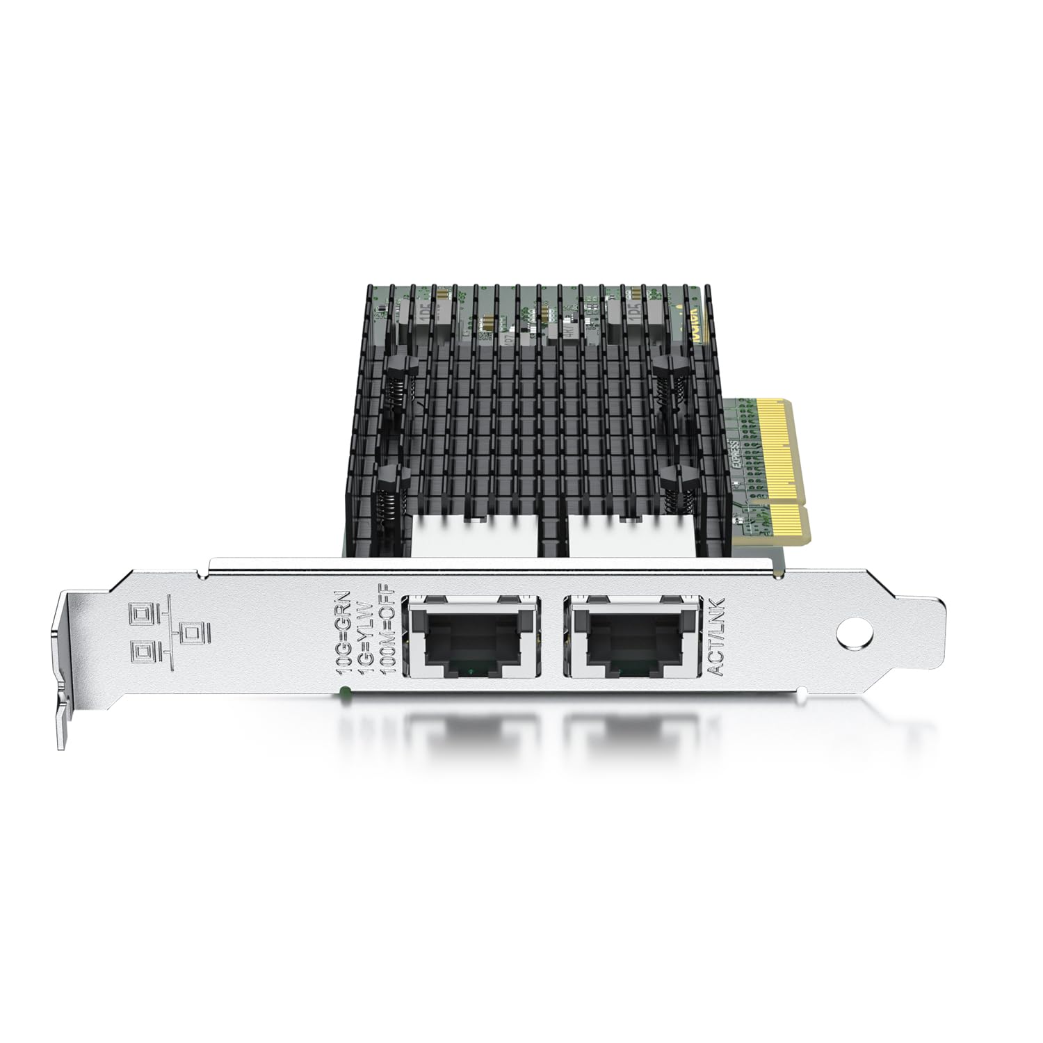 10Gtek 10Gネットワークカード Intel X540-T2 純正ボード（チップ）実装, デュアルRJ45 ポート,10Gbase-T LANカード,PCI E2.1 X 8, PCサーバ用 2
