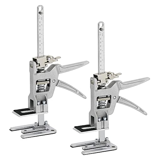 KOOPRO ツールジャッキスタンド 全金属 2個セット 滑り止めパッド付き 耐荷重200kg 多機