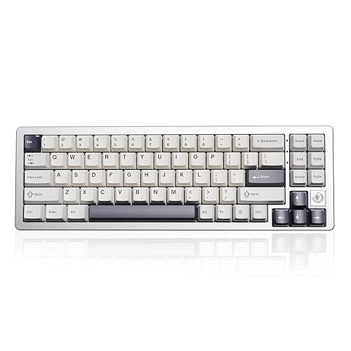 楽天SelectSHOP 岐阜 楽天市場店YUNZII AL71 メカニカルキーボード 68％ コンパクト フルアルミCNC加工 ガスケット構造 [Bluetooth/2.4G/USB-C 三モード接続] ホットスワップ対応 NKRO RGBバックライト Win/Mac両対応 技適認証済み プレゼ