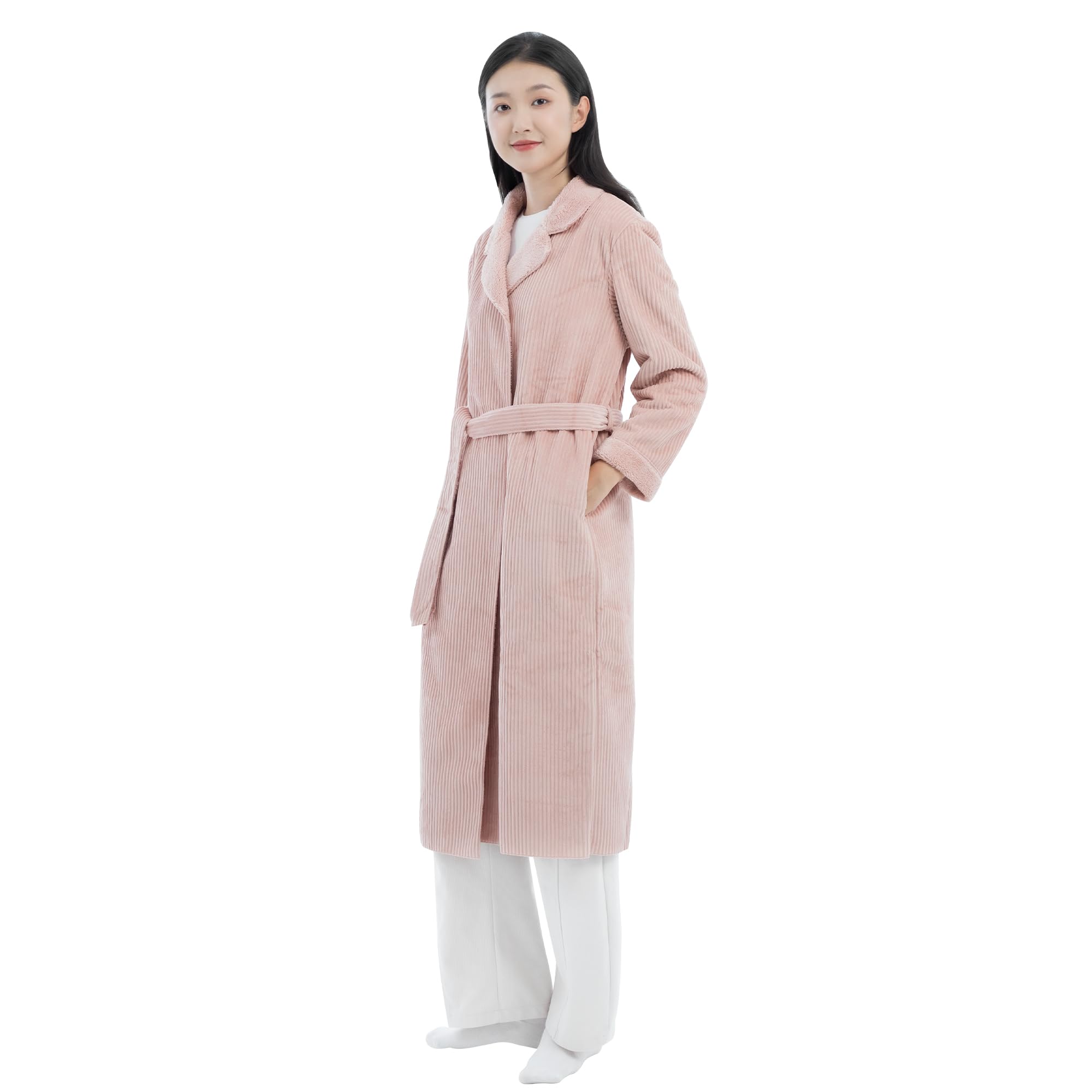 [Winthome] 極暖着る毛布 バスローブ 裏ボア 超厚手 裏ボア 冬 防寒 防風 静電気防止 ガウン 部屋着 ル..