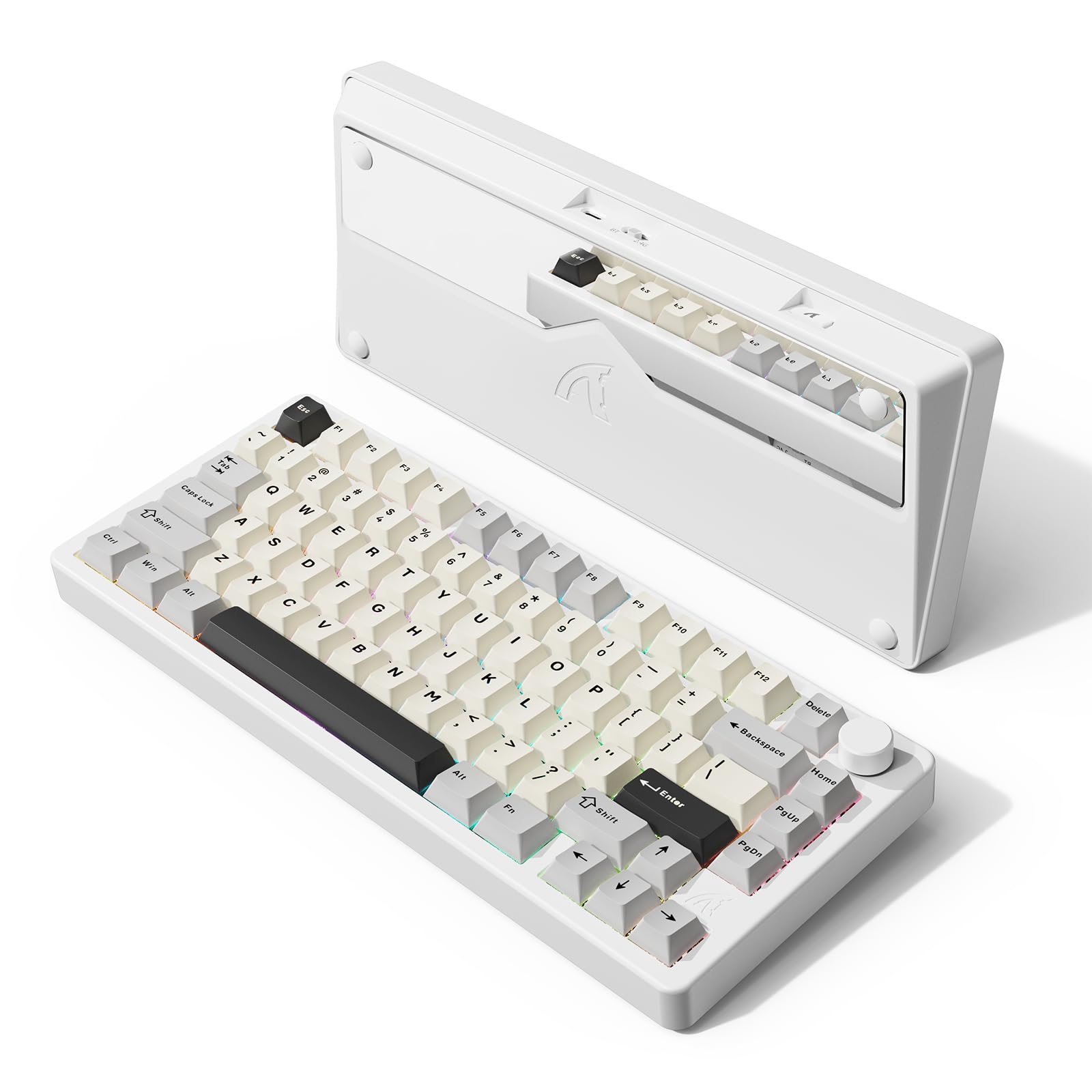 ATTACK SHARK X86 ゲーミングキーボード ワイヤレスキーボード キーボード bluetooth ワイヤレス 無線 リニア カスタマイズリニア抹茶スイッチ ガスケットマウント CNC ナノオイルスプレー加工 アルミニウム素材使用 PBTキーキャ