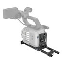 SmallRig V マウント バッテリー プレート マンフロットに対応 501 用クイック リリース プレート付き 15 mm ロッド クランプ ワイヤレス レシーバー取り付けブラケット L 字型コンパクト 折りたたみ式 V マウント バッテリー プレー