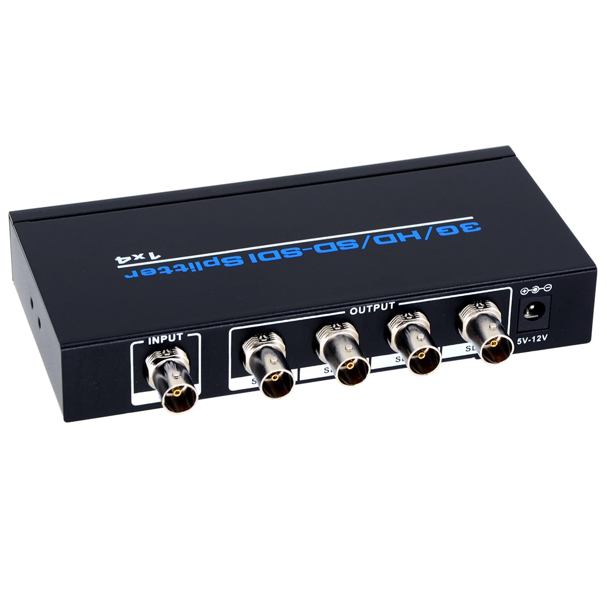 Rakuten - ELEVIEW 3G/HD/SD-SDI スプリッター sdi分配器 1入力 4出力 1080P sdi延長器 1×4 SD-SDI/HD-SDI/3G-SDI対応 ESD保護機能付き (SDI分配器 1入力 4出力)EHD-033N