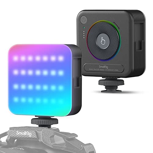 SmallRig RGB撮影ライト Vibe P108 LEDビデオライト 2700K-6500K 色調整 明暗無段階調整 359色RGBモード 2000mAh コールドシュー対応 iphone/Gopro/Osmo Pocket/Samsung/Niko