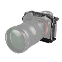 SmallRig A7 III / A7R III カメラケージ Sony Alpha 7 III/Alpha 7R III 用 アルカ規格用クイックリリースプレート付きアルミニウム合金 内蔵コールドシュー NATO レール ネジ穴付き 軽量 取付便利 耐