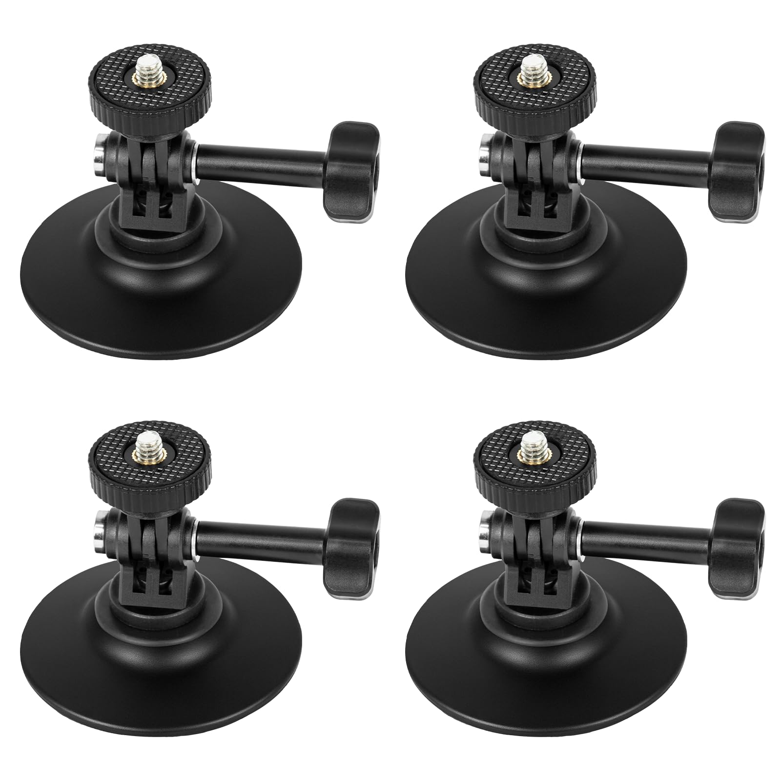 EMART カメラマウント(66MM) カメラスタンド 3M粘着テープ 車載カメラマウント 1/4"ネジ インスタ360 I..
