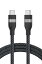 Anker USB-C & USB-C ケーブル (1.8m, 240W, 高耐久ナイロン) USB PD対応 MacBook Pro iPhone 15 Galax..