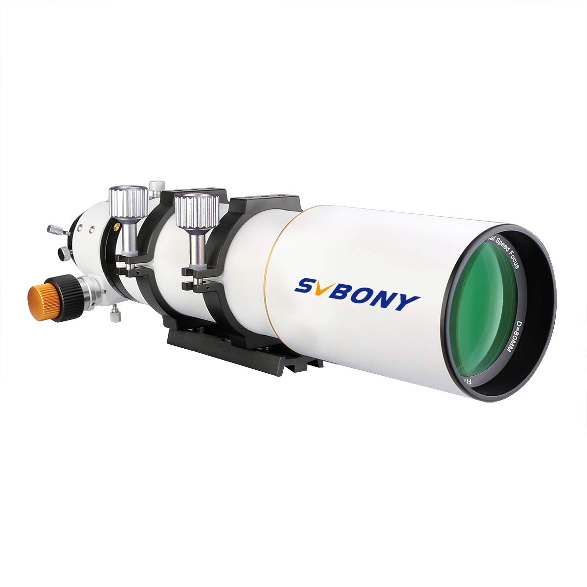 SVBONY SV503 天体望遠鏡 屈折式 望遠鏡 高倍率 口径80mm EDガラス 焦点距離560mm OTA 鏡筒のみ 学研 キャンプ 天体観測 (口径80mm)