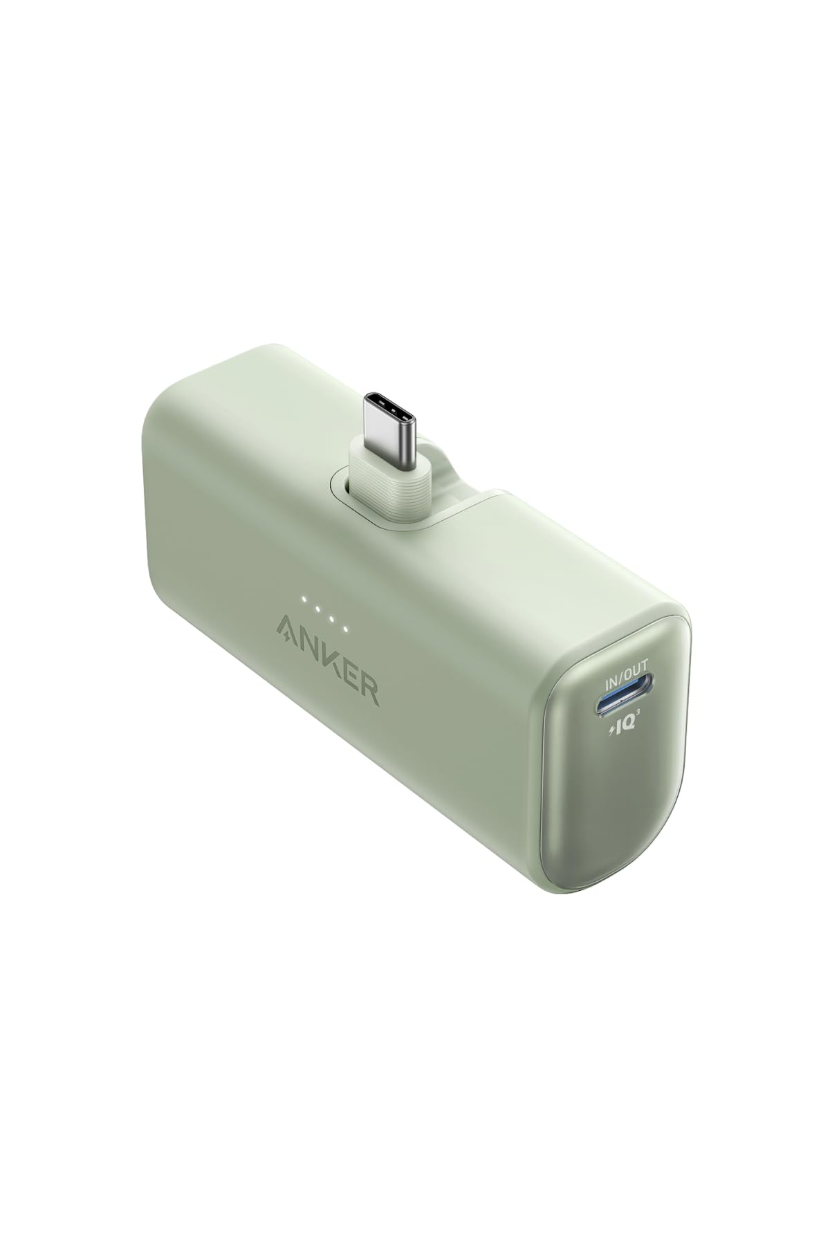 Anker Nano Power Bank (22.5W, Built-In USB-C Connector) (モバイルバッテリー 5000mAh 小型コンパクト)【PowerIQ搭載/USB-C一体型】 iPhone 16 / 15 シリーズ/Swit