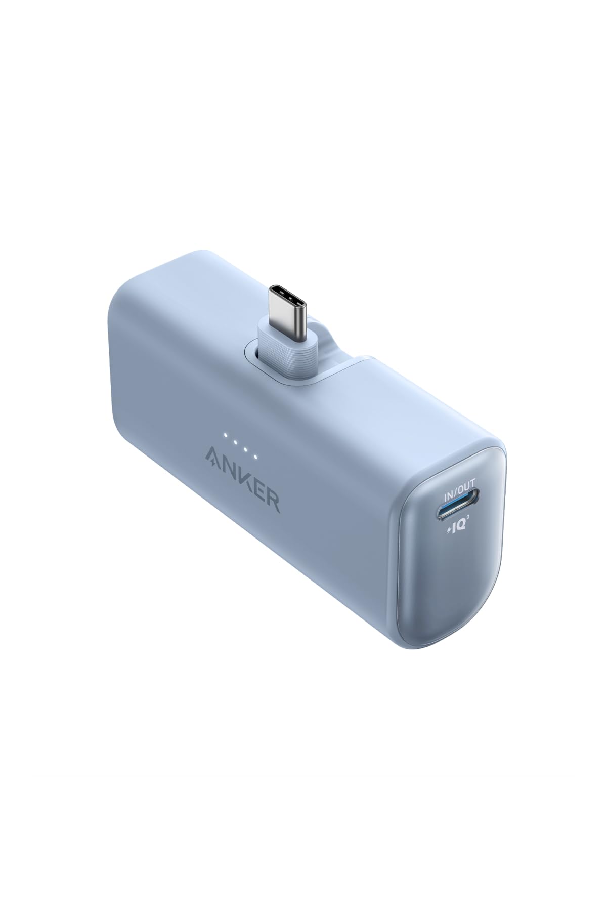 Anker Nano Power Bank (22.5W, Built-In USB-C Connector) (モバイルバッテリー 5000mAh 小型コンパクト)【PowerIQ搭載/USB-C一体型】 iPhone 16 / 15 シリーズ/Swit