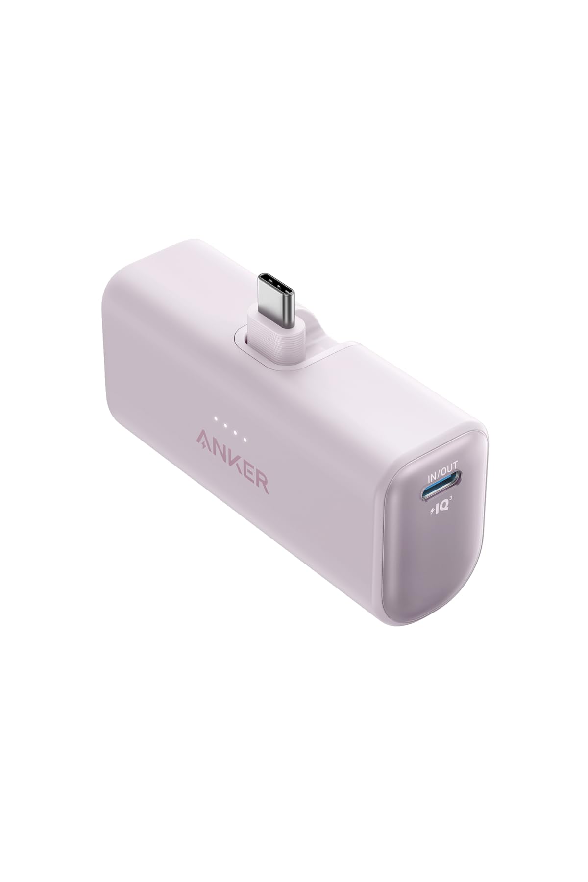 Anker Nano Power Bank (22.5W, Built-In USB-C Connector) (モバイルバッテリー 5000mAh 小型コンパクト)【PowerIQ搭載/USB-C一体型】 iPhone 16 / 15 シリーズ/Swit