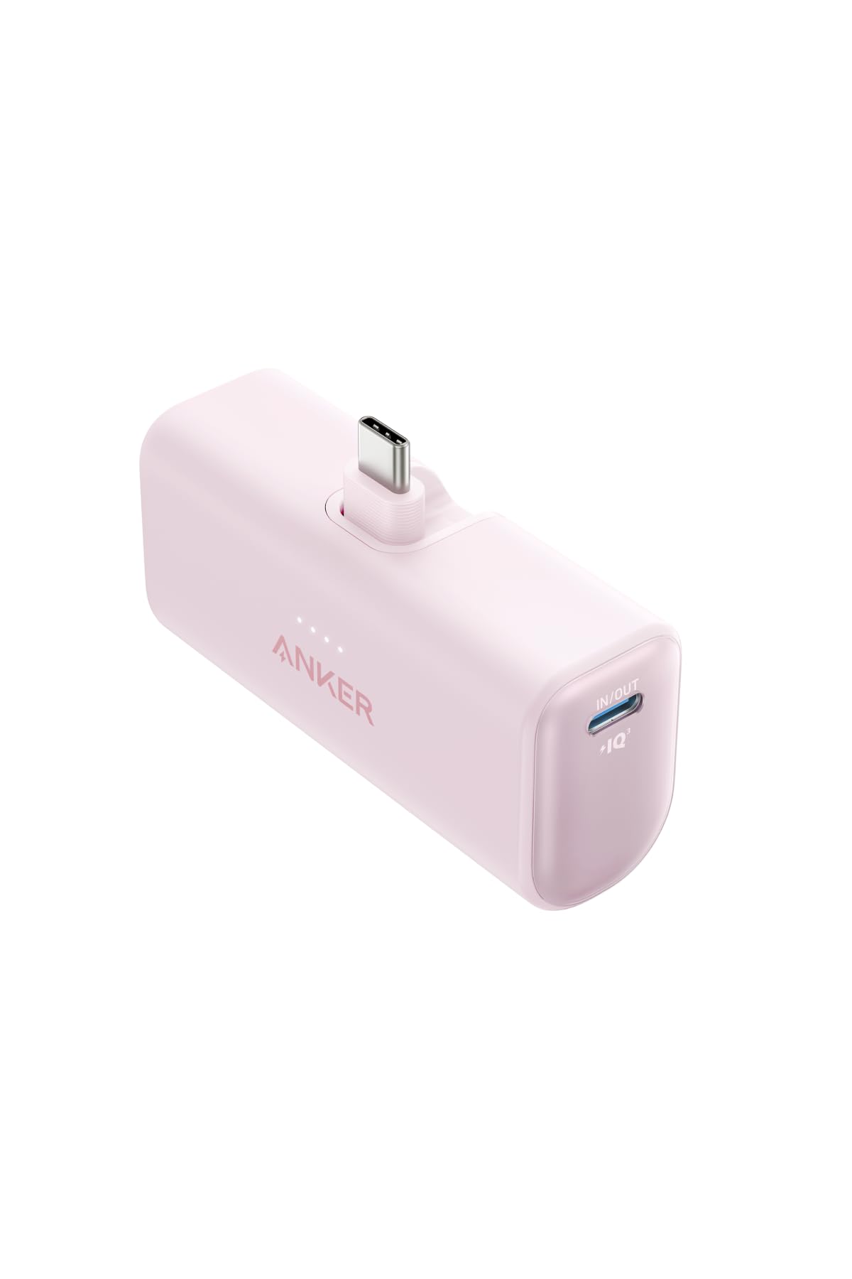 Anker Nano Power Bank (22.5W, Built-In USB-C Connector) (モバイルバッテリー 5000mAh 小型コンパクト)【PowerIQ搭載/USB-C一体型】 iPhone 16 / 15 シリーズ/Swit