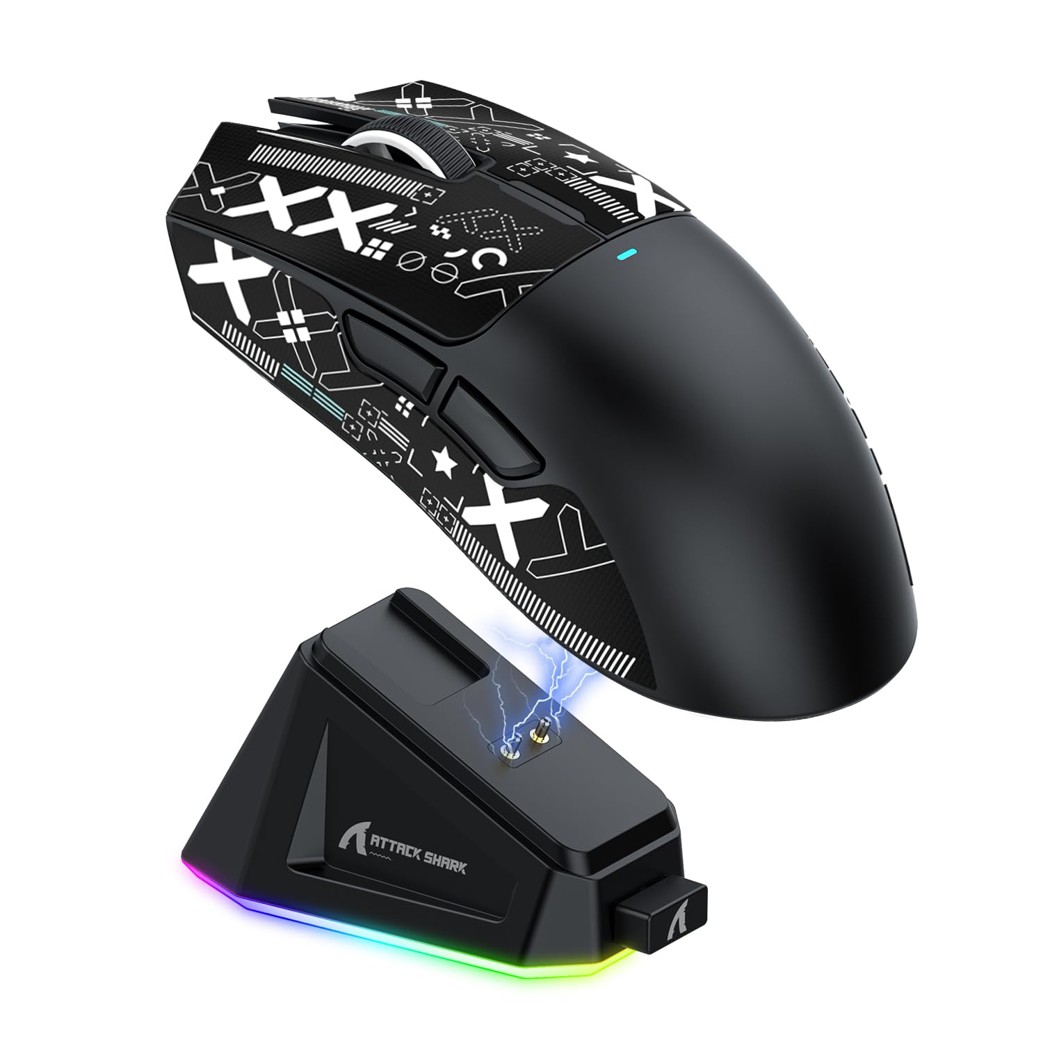 ATTACK SHARK X11 ߥ󥰥ޥ 磻쥹 ̵ 2.4g/Bluetooth/USB-C 63gĶ 22000DP...