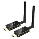 KCEVE ワイヤレスHDMI ワイヤレス 小型 ワイヤレス送受信機セット 200M無線伝送 5GHz (WIFI、Bluetooth、アプリ不要) 簡単に接続 映像音声同時出力 ホームシアター/オフィス用 テレビ/映画/ゲーム/ライブの視聴用 TV/携帯