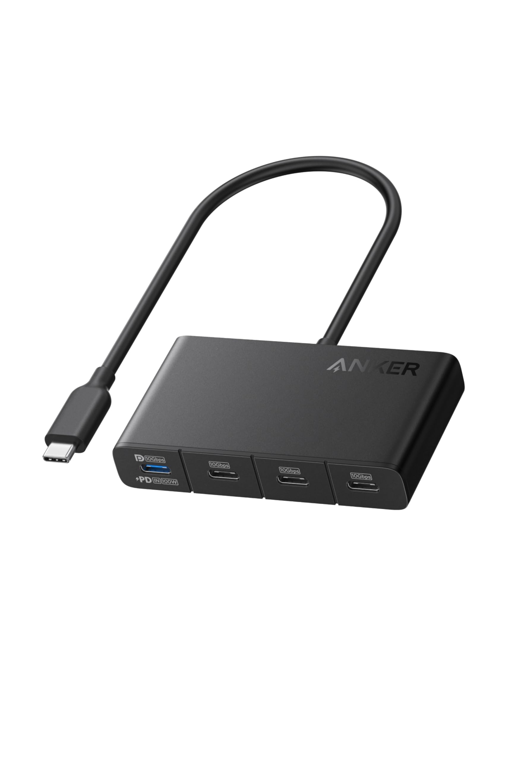Anker USB-C ϥ (4-in-1, 10Gbps) 100W USB PDб 10Gbps ®ǡžUSB-Cݡ...
