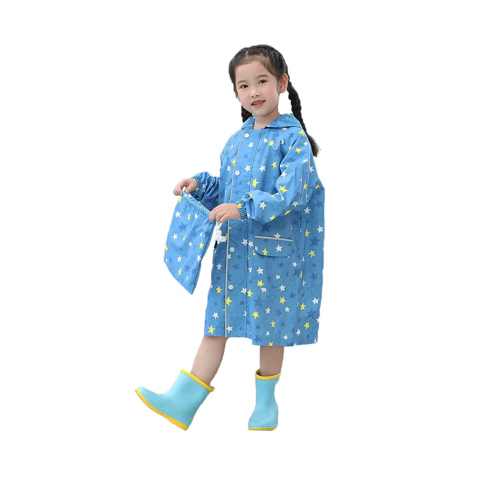 [TSAYAWA] レインコート キッズ 雨具 女の子 男の子 子供 防水 通園 通学 シンプル 収 ...