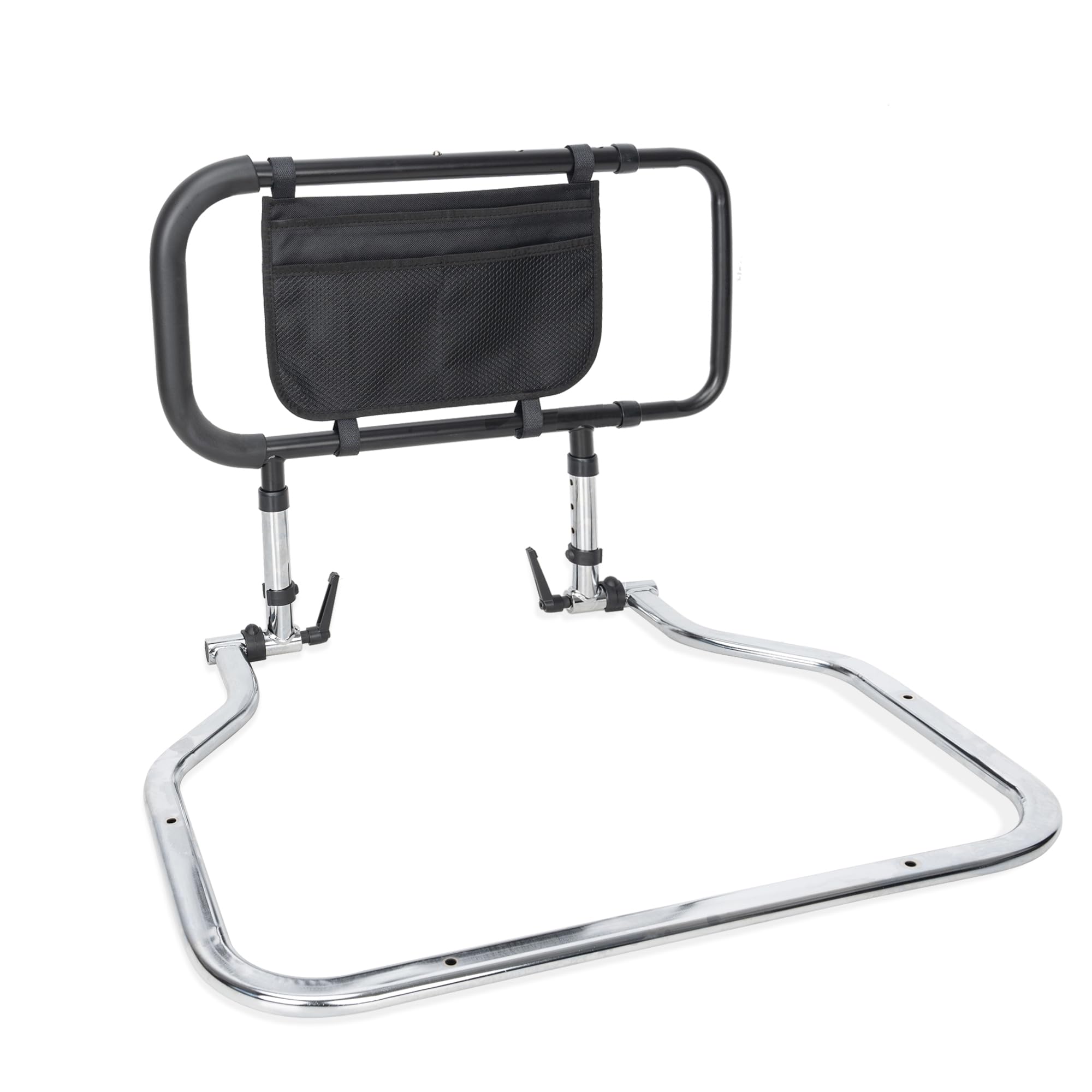 BQKOZFIN ベッド用 起き上がり手すり ベッド 手すり 立ち上がり補助 伸縮 ベッドガード 4段階高さ調節..