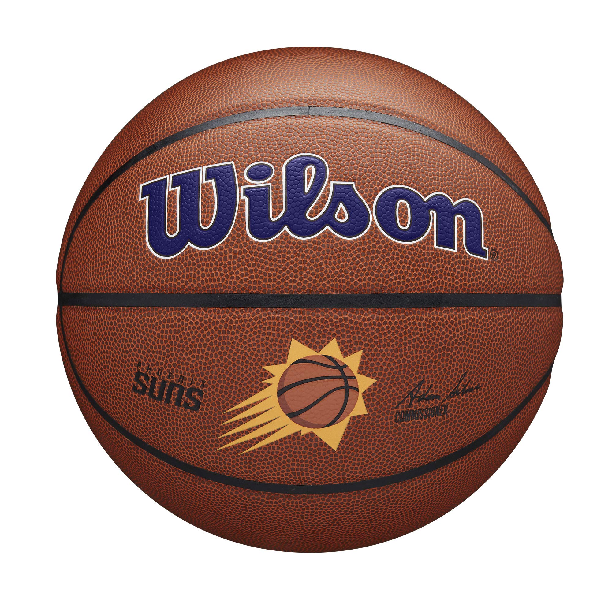 楽天SelectSHOP 岐阜 楽天市場店Wilson（ウイルソン） バスケットボール NBA TEAM ALLIANCE（チーム アライアンス） フェニックス・サンズ WTB3100XBPHO インドア・アウトドア兼用 7号/ 直径約24.5cm ブラウン