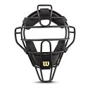 Wilson(ウイルソン) 硬式用(NPB仕様) 審判用 マスク スチールフレーム ブラック WTA3019SP